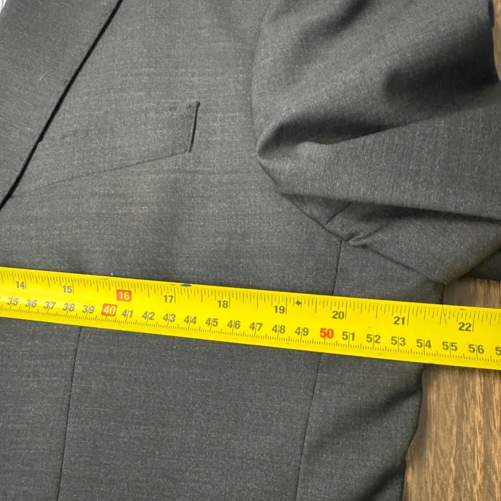 Brooks Brothers Explorer Suit Mens 42R W37 L32 Gray Madison Fitzgerald Wool